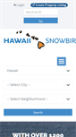 Mobile Screenshot of hawaiisnowbird.com